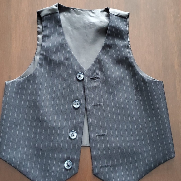 Boys Navy 3 piece suit - Picture 4 of 5